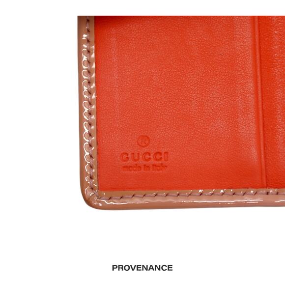 🔴 Gucci GG Supreme Bow Pocket Organizer Wallet - Hot Orange - Picture 6 of 7